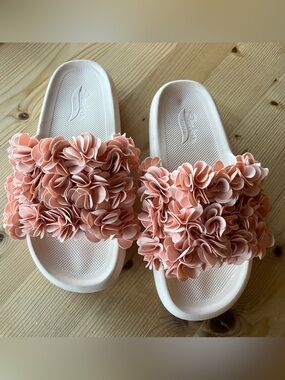 Skechers Foamies Archfit Horizon Blossom Slide Sandals Sz 10